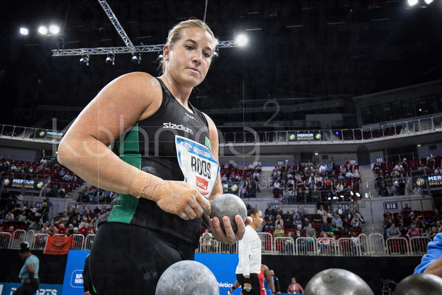 ISTAF Indoor; Duesseldorf, 24.01.2026 | DUESSELDORF, GERMANY - JANUARY 24:  Fanny Roos (SWE) during the shot put competition of the ISTAF Indoor Dusseldorf at PSD Bank Dome on January 24, 2026 in Duesseldorf, Germany. 