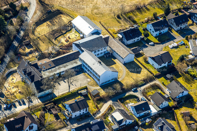 Wenden250307212Altenhof | Luftbild, Geschwister-Scholl-Schule, Schönau, Wenden, Sauerland, Nordrhein-Westfalen, Deutschland