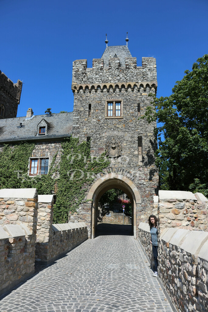 Burg Klopp-7853 | Eingang zur Burg Klopp. Die Burg beherbergt einen Teil der Binger Stadtverwaltung aber auch ein Restaurant mit toller Aussicht. - Realisiert mit Pictrs.com