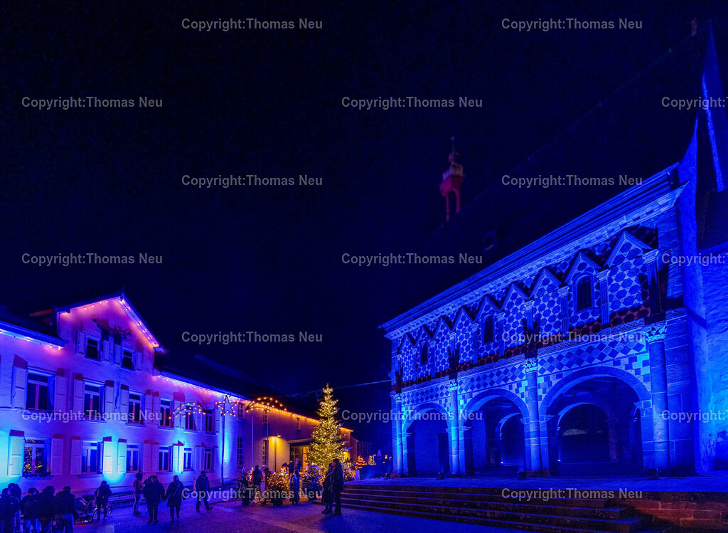 DSC_7440 | 30.11.2024, Lorsch, Weihnachtsmarkt und Blaues Weihnachtswunder in der Stadt, , Bild: Thomas Neu