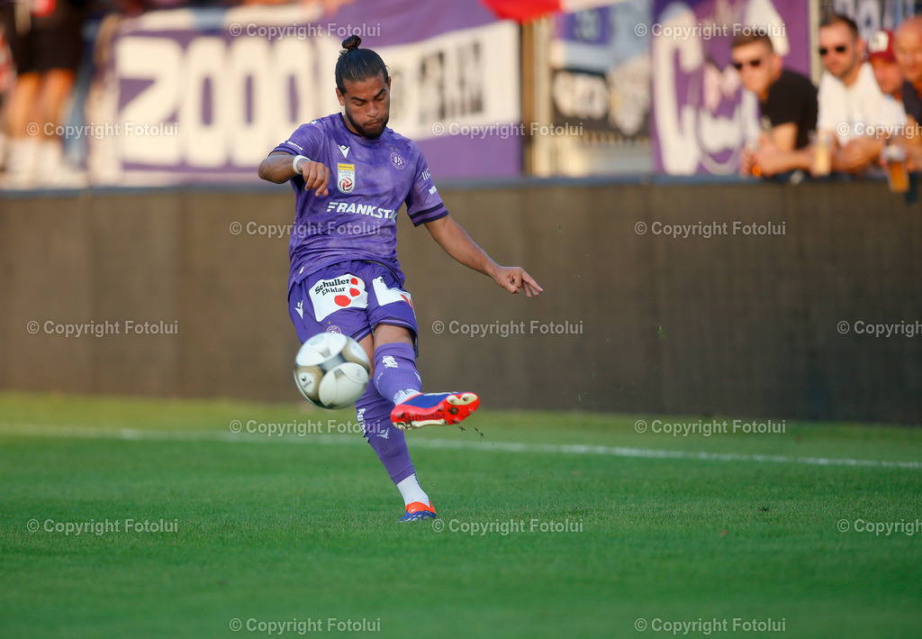 A_LUI_280824_12 | SPORT FUSSBALL UNIQA OEFB CUP 2024 2.RUNDE ASKOE OEDT-WIENER AUSTRIA 28.08.2024 IM BILD: HAKIM GUENOUCHE (AUSTRIA) FOTO:FOTOLUI