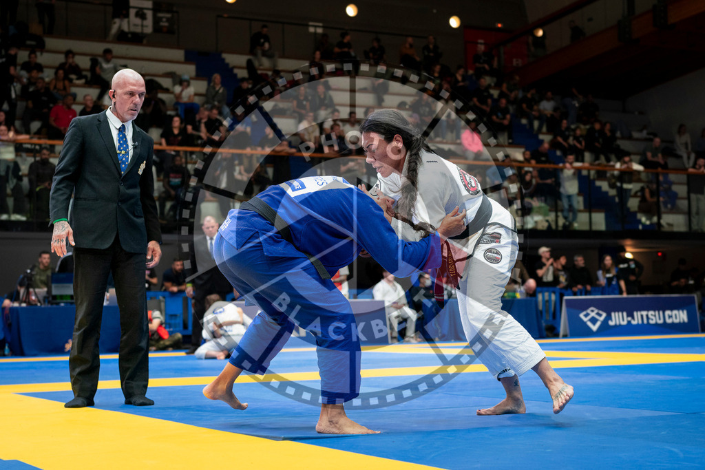 20240126PBB1892 | Fighters compete during the Brazilian Jiu-Jitsu European Championship of the IBJJF in Paris, France, on January 26, 2024.