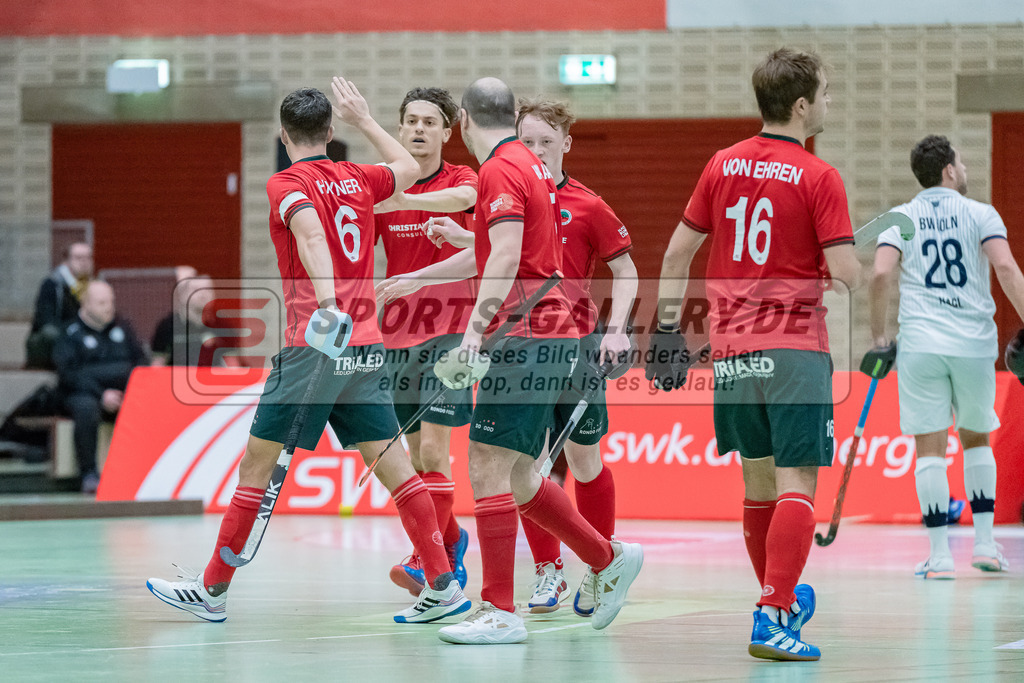 HK_20231216_107404 | 1. Bundesliga Herren  Crefelder HTC - Blau Weiß Köln am 16.12.2023 Sporthalle Glockenspitz, Krefeld ,