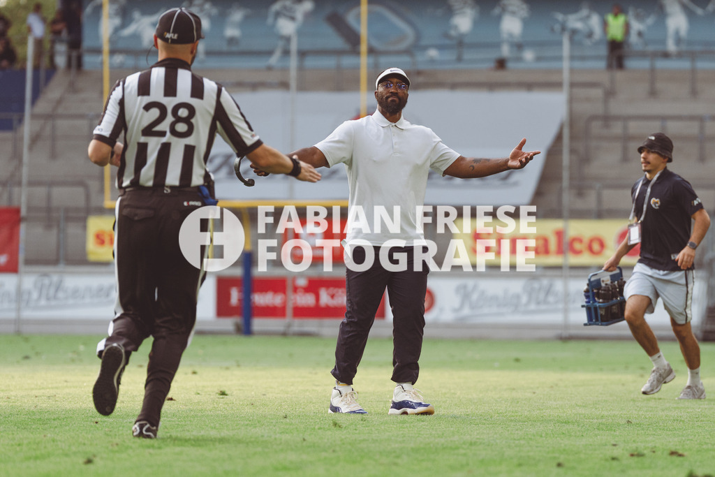 GER Rhein Fire vs. Alpine Rams, American Football, AFLE, Saison 2026, 01.08.2026 | GER Rhein Fire vs. Alpine Rams, American Football, AFLE, Saison 2026, 01.08.2026Foto: Eibner-Pressefoto/Fabian Friese - Realisiert mit Pictrs.com