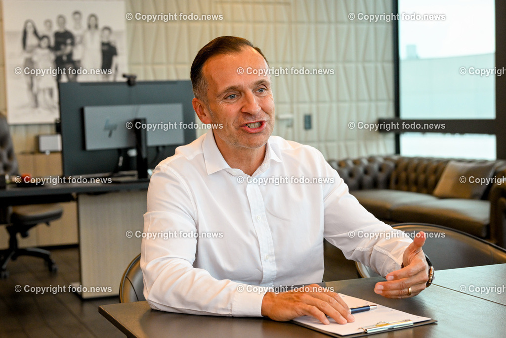 Gottfried Wurpes_ The Fitness Company_ Technogym_ 30.05.2023-28 | 30.05.2023, Leonding, AUT, The Fitness Company - Technogym, im Bild Gottfried Wurpes (CEO The Fitness Company / Technogym)