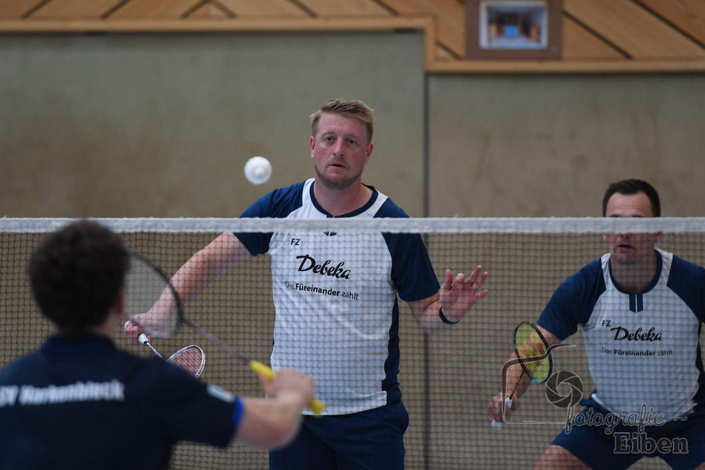Badminton TV Metjendorf | Herren Doppel, Frank Juchim und Tim Struckenschneider; Badminton TV Metjendorf am 26.10.2025 in Metjendorf (Sporthalle Auf dem Kamp); Photo: Philip Eiben 2025 - Realisiert mit Pictrs.com