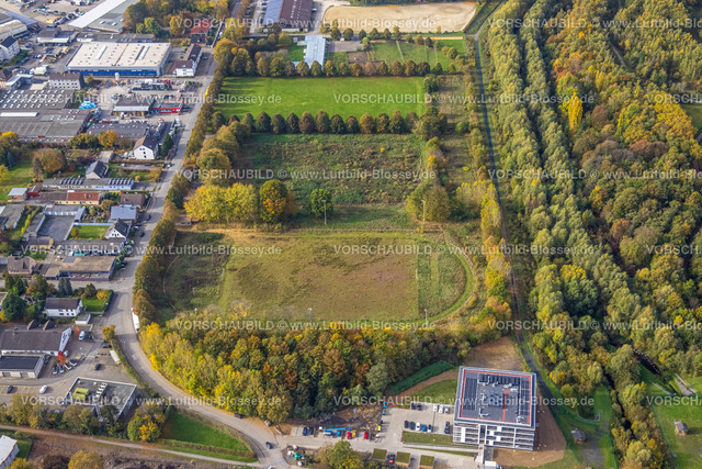 Kamen221012592 | Luftbild, geplantes Baugebiet am Gewerbegebiet Hemsack, altes Sportzentrum, Kamen, Ruhrgebiet, Nordrhein-Westfalen, Deutschland