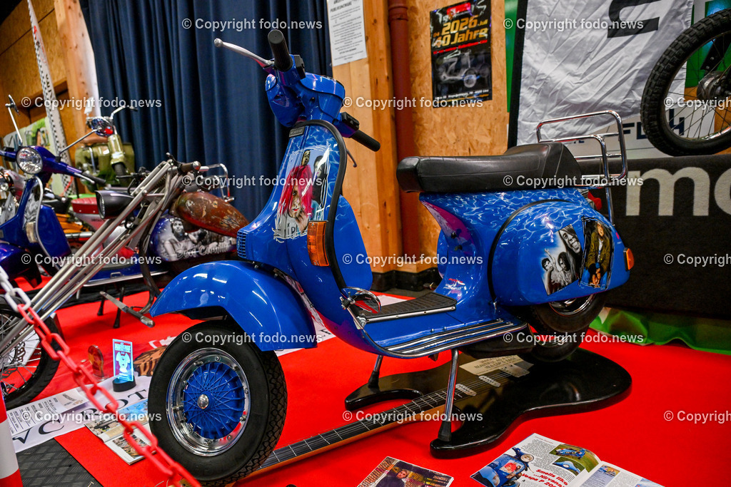 Vespa Custom Show_ Neumarkt Mkr._ 01.03.2025-7 | 01.03.2025, Neumarkt im Mklr., AUT, Neumarkt im Mkr., im Bild Vespa Custom Show 2025©Harald Dostal / fodo.news