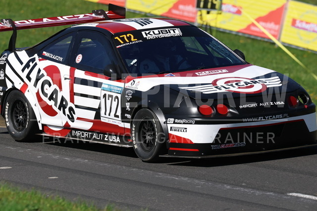 FIA European Hill Climb Championship – Rechberg 2026 | FIA European Hill Climb Championship at Rechberg, held from 24 to 26 April 2026 near Tulwitz, Styria, Austria. The image shows Krzysztof MIKOLAJCZYK (POL) Honda Integra Type R.
