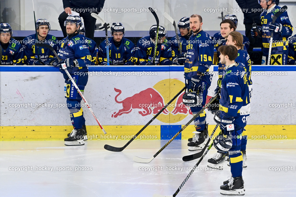 RED BULL HOCKEY JUNIORS vs. EK DIE ZELLER EISBÄREN | Startin six  EK DIE ZELLER EISBÄREN, #19 Cuma Tyler EK DIE ZELLER EISBÄREN, RED BULL HOCKEY JUNIORS vs. EK DIE ZELLER EISBÄREN, RED BULL HOCKEY JUNIORS vs. EK DIE ZELLER EISBÄREN am 14.01.2025 in Salzburg (Eisarena Salzburg), Austria, (Photo by Bernd Stefan)