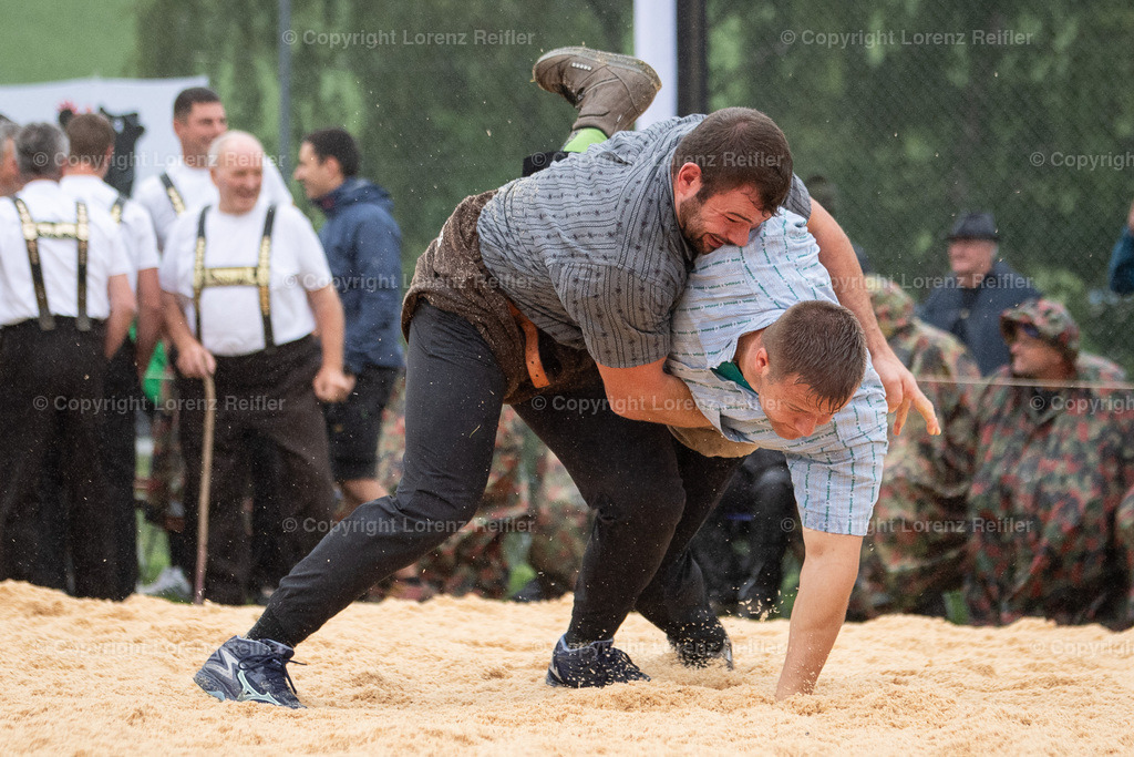 Schwingen -  Appenzeller Kantonal Schwingfest 2024 | Hundwil, 7.7.24, Schwingen - Appenzeller Kantonal Schwingfest.