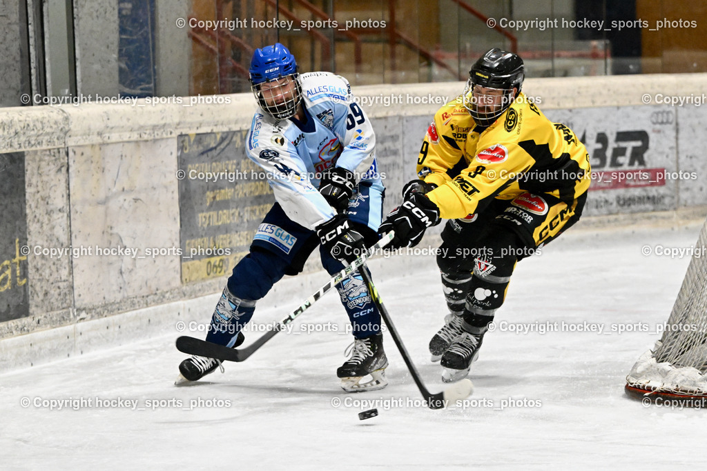 EC Spittal Hornets vs. ESC Steindorf 28.10.2023 | #69 Kreuzer Philipp, #9 Essmann Kevin