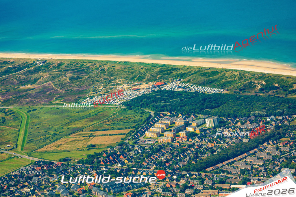 Schöne Luftaufnahme als Geschenk in Westerland Sylt - Die Luftbildaufnahme wurde 2025 vom UL-Flugzeug heraus erstellt ( keine Drohne ) - Hochauflösende Luftaufnahme -Nicht vergleichbar mit Google Maps oder Satelittenbilder- Die Geschenkidee !Mit Lizenz und Bildrechte bestellbar