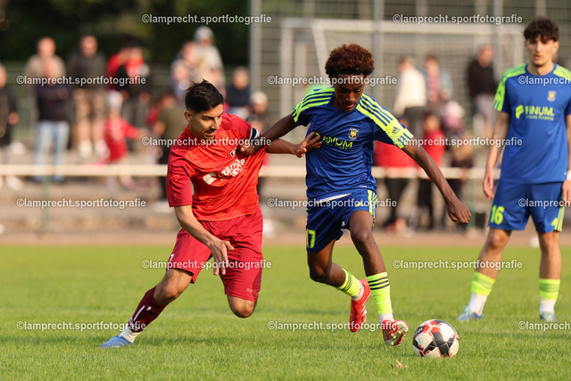 Fußball I Junioren I Kreispokal Lübeck I Finale I JSG Concordia Lübeck - TSV Siems I 09.06.2025.196 | v.l. Adam Ageed (7, TSV Siems), Kaleab Begna (17, JSG Concordia Lübeck) - Realisiert mit Pictrs.com