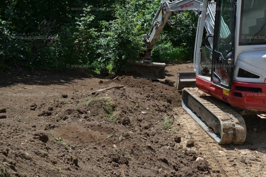 bib-lg02-erdarbeiten-0243 | Nach LV-Leistungsgruppen sortierte Detailfotos über den Bau eines Hauses. Alle Hausbau-Bilder direkt vom Urheber und Autor der Website Haus-Selber-Bauen.com