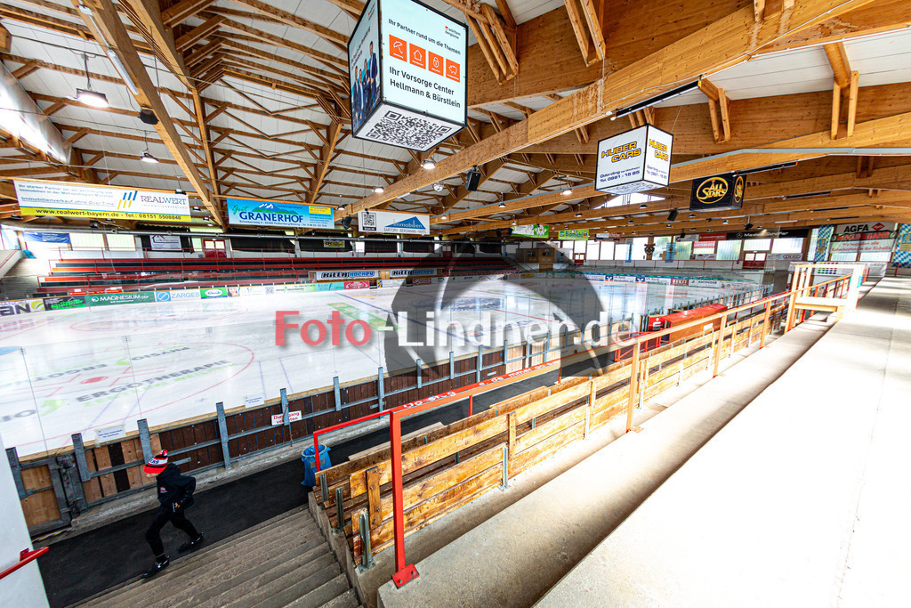 Eisstadion TSV Peißenberg MINERS | , Eisstadion TSV Peißenberg MINERS, 20230916,Leeres Eisstadion Peißenberg,2023-09-16 in  (), Copyright: WolfgangxLindner www.foto-lindner.de