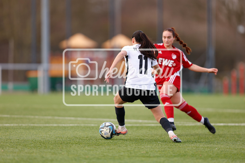 Fußball I Frauen I Saison 2025-2026 I AOK NFV Pokal I SV Meppen 1912 e.v. U20 2 - SpVg Aurich I 01.03.2026-14 | Evy Louisa Dijkstra (11, SV Meppen 1912 e.v.) - Realisiert mit Pictrs.com