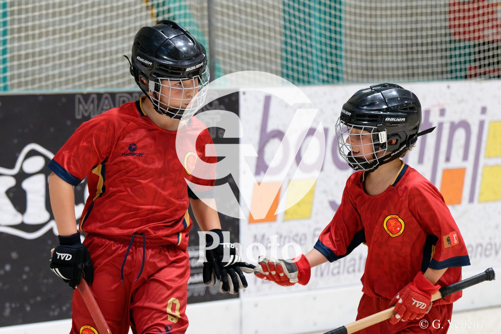 U13  - Geneve RHC v HC Munsingen W  |  during the U13  match between Geneve RHC and HC Munsingen W  at Centre sportif de la queue d'arve in Geneve, Switzerland