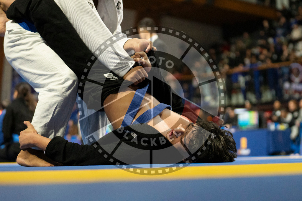 20240119PBB1647 | Fighters compete during the IBJJF European Championship in Paris, France, on January 19, 2024.