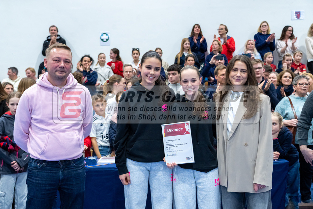 HK_20250223_103337 | Deutsche Meisterschaft wU14 Finale und Ehrungen am 23.2.2025 Düsseldorfer HC, Düsseldorf