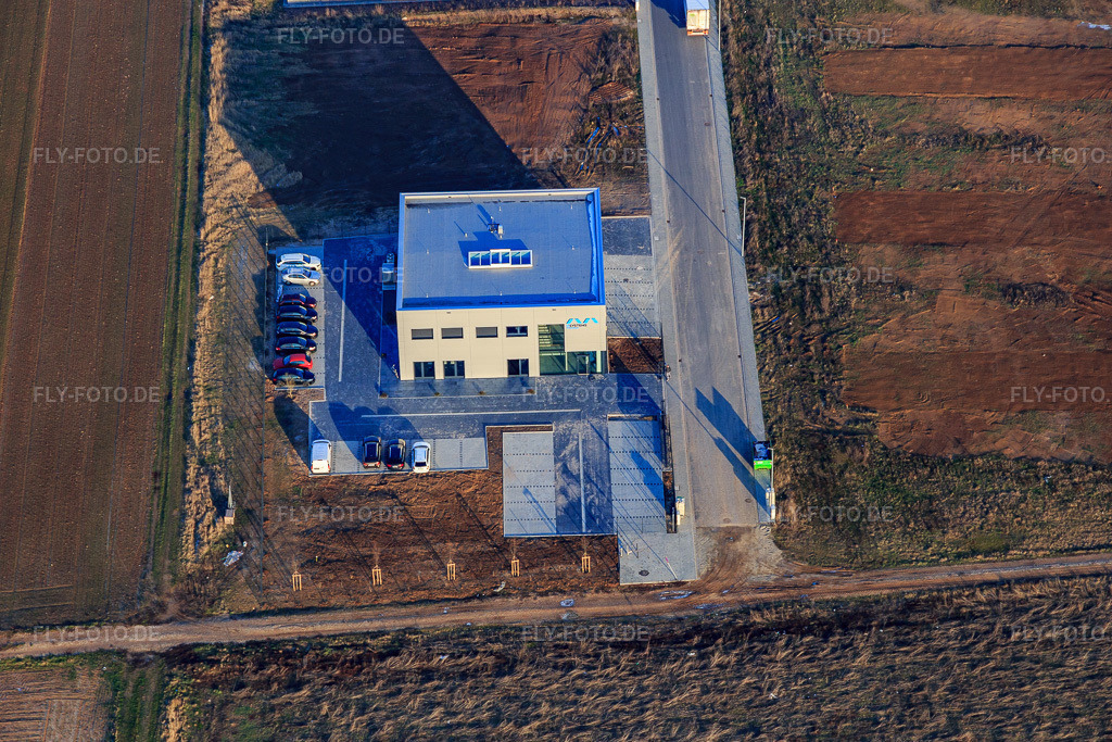 Luftbild: netgo tax GmbH in Herxheim bei Landau im Bundesland Rheinland-Pfalz in Deutschland. Foto: IMG_112557.jpg vom 21.01.2019 durch Werner Riehm/FLY-FOTO.deInstagram icon