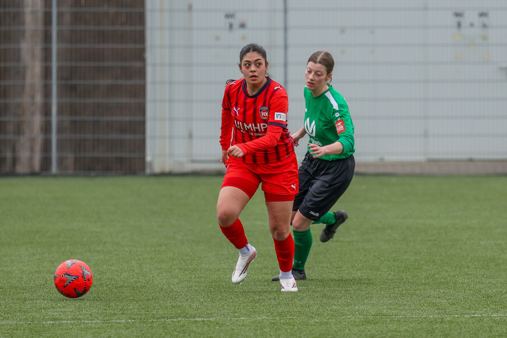 20260315-FCH-Steinheim_022 | 1.FC Heidenheim 1846 II vs. TV Steinheim, Fußball, Frauen, Bezirksliga, 2025/2026, 12. Spieltag, 15.03.2026 in Heidenheim, Kunstrasen b. Voith-Arena West(Foto: Michael Bulling) - Realisiert mit Pictrs.com