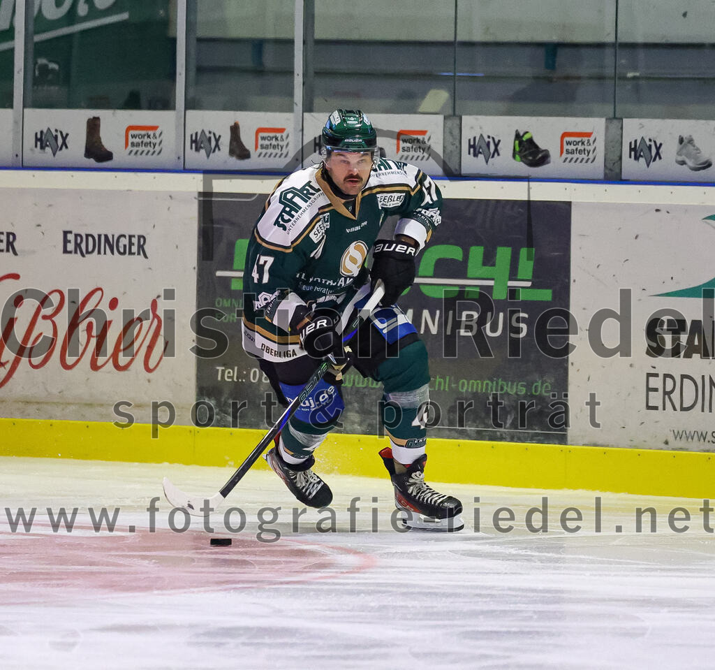 2025-09-21_085_TSV_Erding_gegen_Hoechstadter_Alligators | Erding, Deutschland, 21.09.2025:Eishockey, Oberliga Süd 2025 / 2026, 2. Spieltag, TSV Erding gegen Höchstadter Alligators, Endergebnis: 3:4Foto: Christian Riedel / fotografie-riedel.net