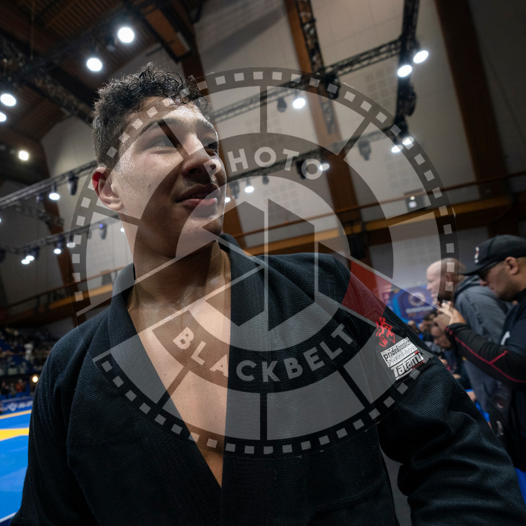 20240123PBB03828 | Fighters compete during the second day of the IBJJF European Championship in Paris, France, on January 23, 2024.