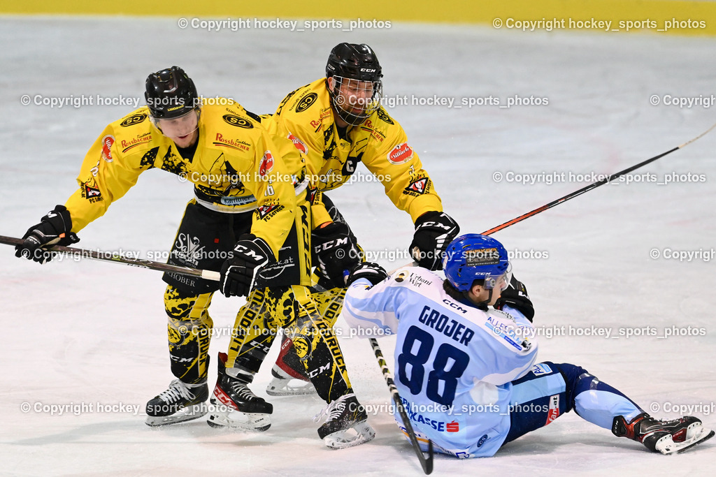 ESC Steindorf vs. EC Spittal Hornets 3.12.2022 | #88 Groyer Fabian, #9 Essmann Kevin, #16 Nageler Daniel