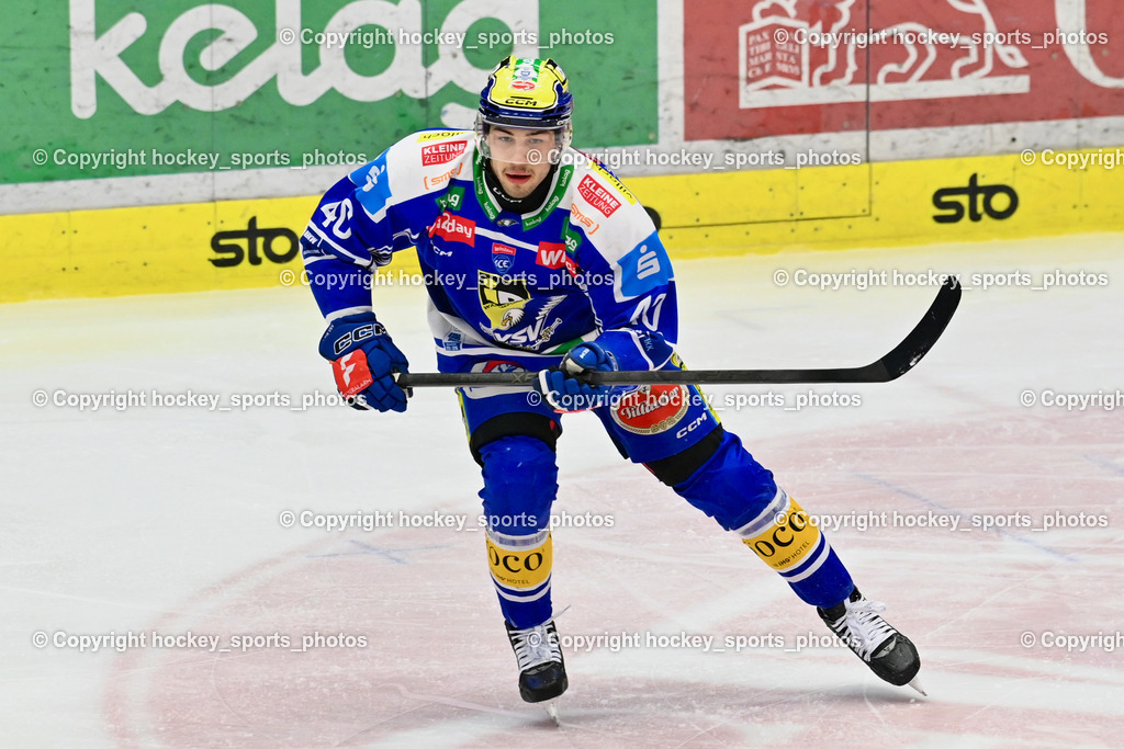 EC IDM WÄRMEPUMPEN VSV vs. MOSER MEDICAL GRAZ99ERS | #40 Elias Wallenta EC VSV, EC IDM WÄRMEPUMPEN VSV vs. MOSER MEDICAL GRAZ99ERS, EC IDM WÄRMEPUMPEN VSV vs. MOSER MEDICAL GRAZ99ERS am 12.03.2026 in Villach (Stadthalle Villach), Austria, (Photo by Bernd Stefan)