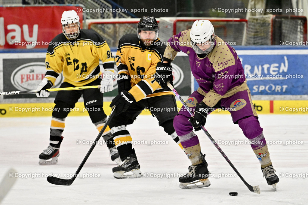 EC Kellerberg vs. EC Arnoldstein | #97 Schwab Yannic EC Kellerberg, #71 Bachlechner Markus EC Arnoldstein, #86 Martl Timo EC Arnoldstein, EC Kellerberg vs. EC Arnoldstein, EC Kellerberg vs. EC Arnoldstein am 27.01.2026 in Villach (Stadthalle Villach), Austria, (Photo by Bernd Stefan)