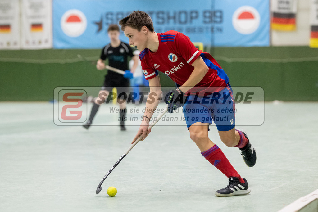 SFE_20230304_0025 | Deutsche Meisterschaft Männliche U16 Halle 2023 am 04.03.2023 in Köln (KTHC Stadion Rot-Weiss Köln Tennis and Hockey Club), Photo: Stephan Fehrmann 2022 (Sports-Gallery)