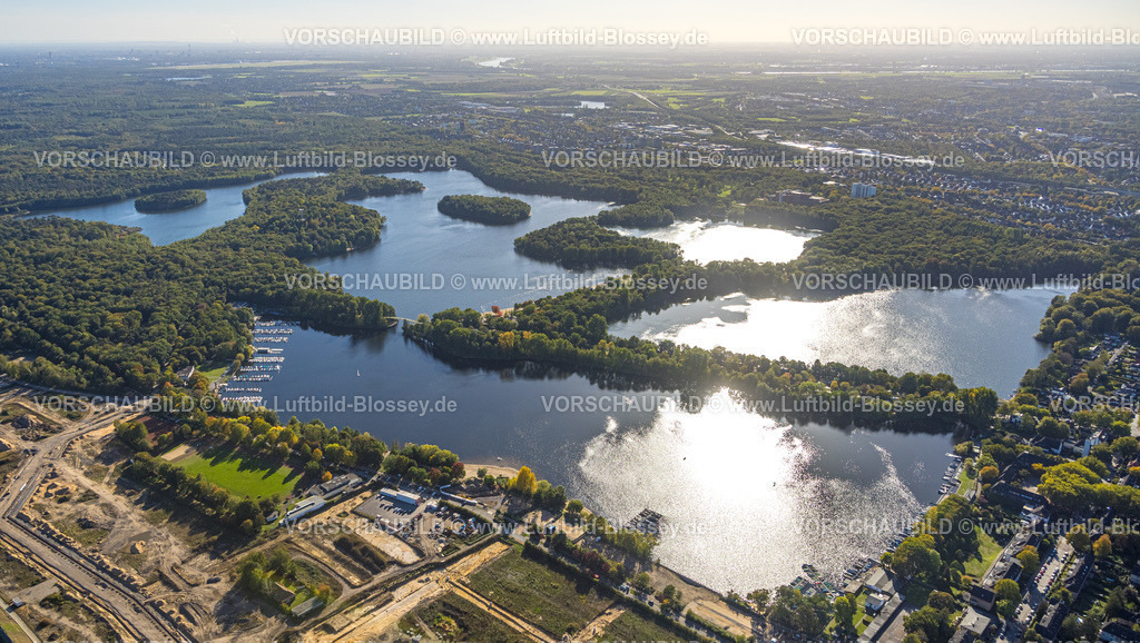 Duisburg221000479-2 | Luftbild, 6-Seen-Platte, Wedau, Duisburg, Ruhrgebiet, Nordrhein-Westfalen, Deutschland