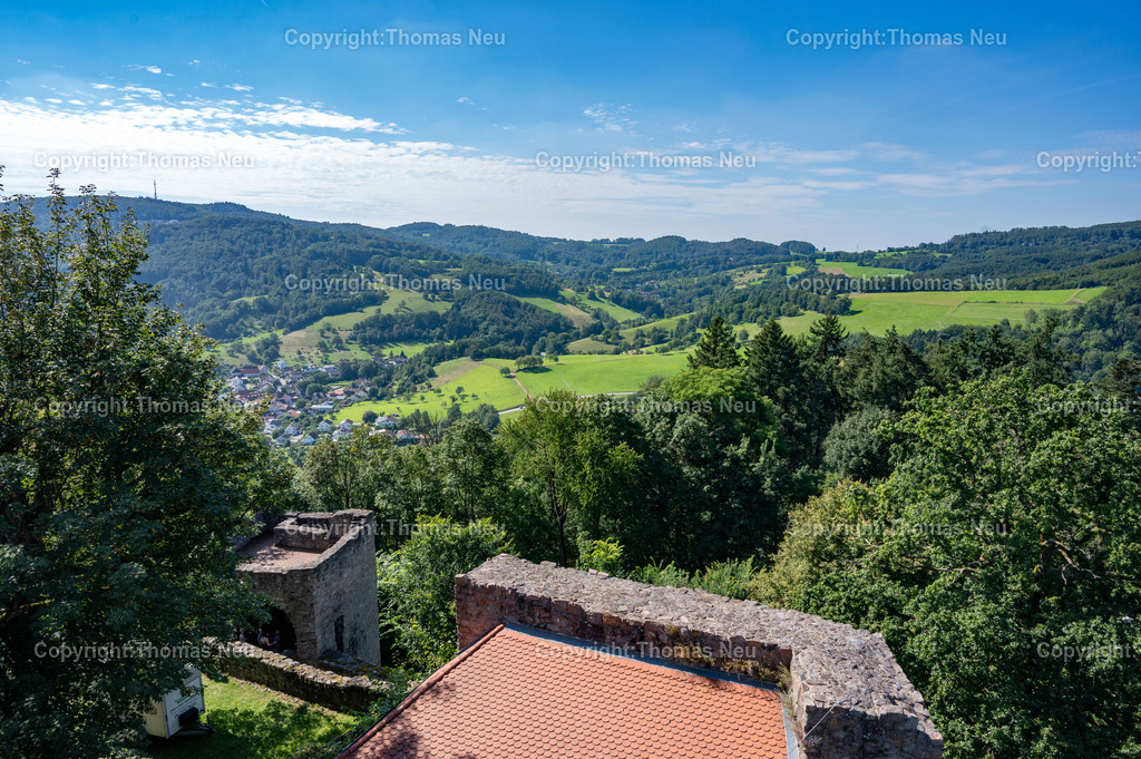 DSC_9351 | bli, Lindenfels, Blick von der Burg in Richtung Schlierbach, ,, Bild: Thomas Neu