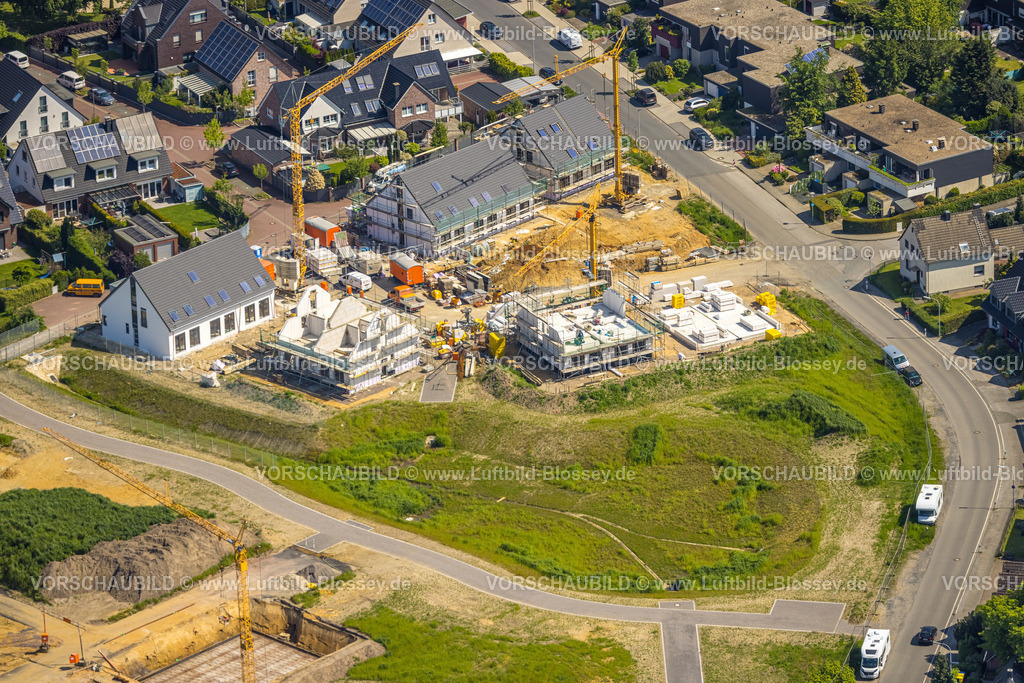 Bottrop230509988Kirchhellen | Luftbild, Baustelle an Neue Heide Ecke Dorfheide, Kirchhellen, Bottrop, Ruhrgebiet, Nordrhein-Westfalen, Deutschland