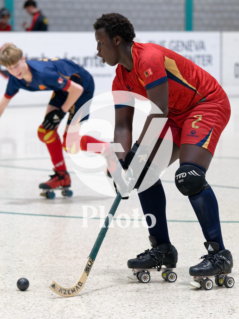 U17  - Geneve RHC B v Geneve RHC A  |  during the U17  match between Geneve RHC B and Geneve RHC A  at Centre sportif de la queue d'arve in Geneve, Switzerland