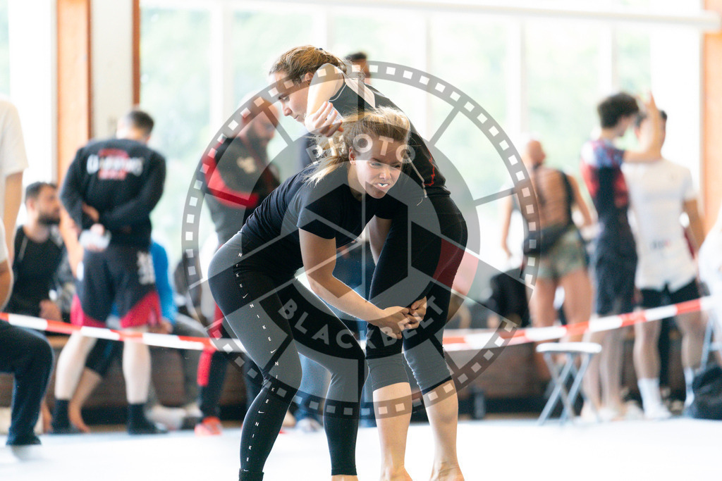 20240608PBB01326 | Fighters compete during the ILLCS VII summer edition luta livre competition in Hannover, Germany, on June 8, 2024.