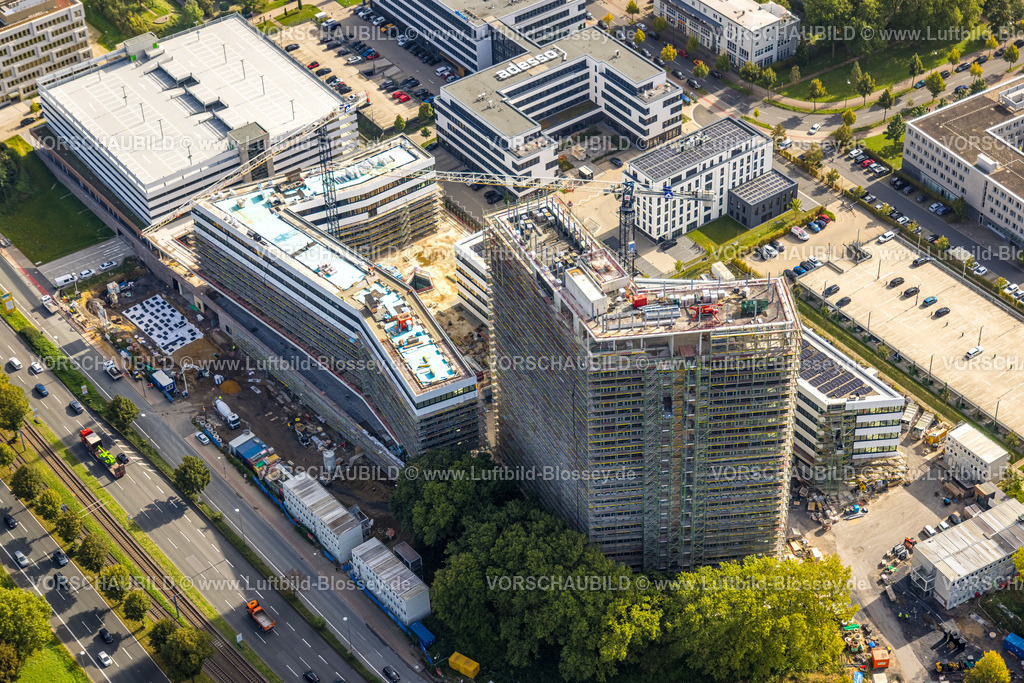 Dortmund231000059 | Luftbild, Stadtkrone-Ost Baustelle mit Neubau, Direktion Continentale, Schüren, Dortmund, Ruhrgebiet, Nordrhein-Westfalen, Deutschland