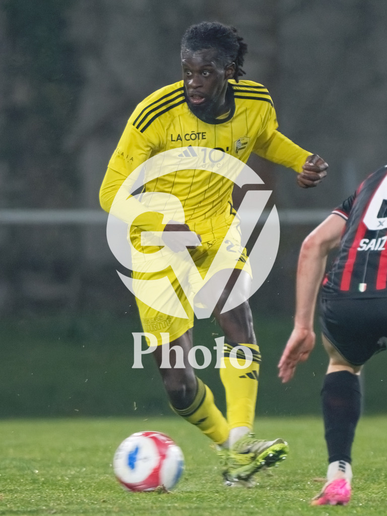 dieci Challenge League - FC Stade Nyonnais v Neuchatel Xamax FCS |  during the dieci Challenge League match between FC Stade Nyonnais and Neuchatel Xamax FCS at Centre sportif de Colovray in Nyon, Switzerland