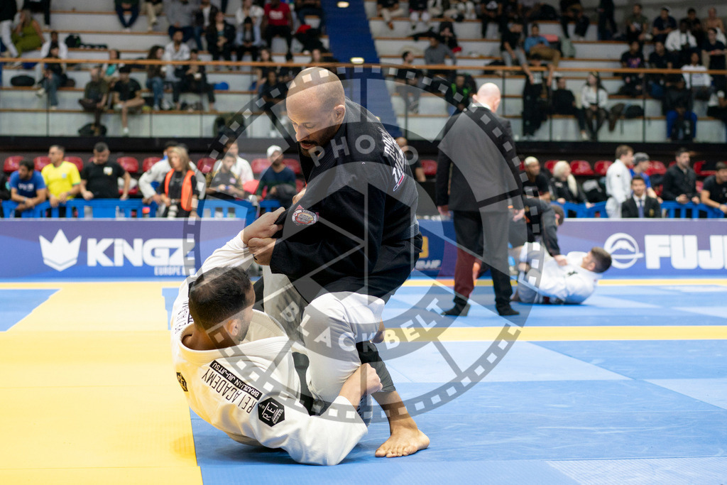 20240124PBB02332 | Fighters compete during the second day of the IBJJF European Championship in Paris, France, on January 24, 2024.