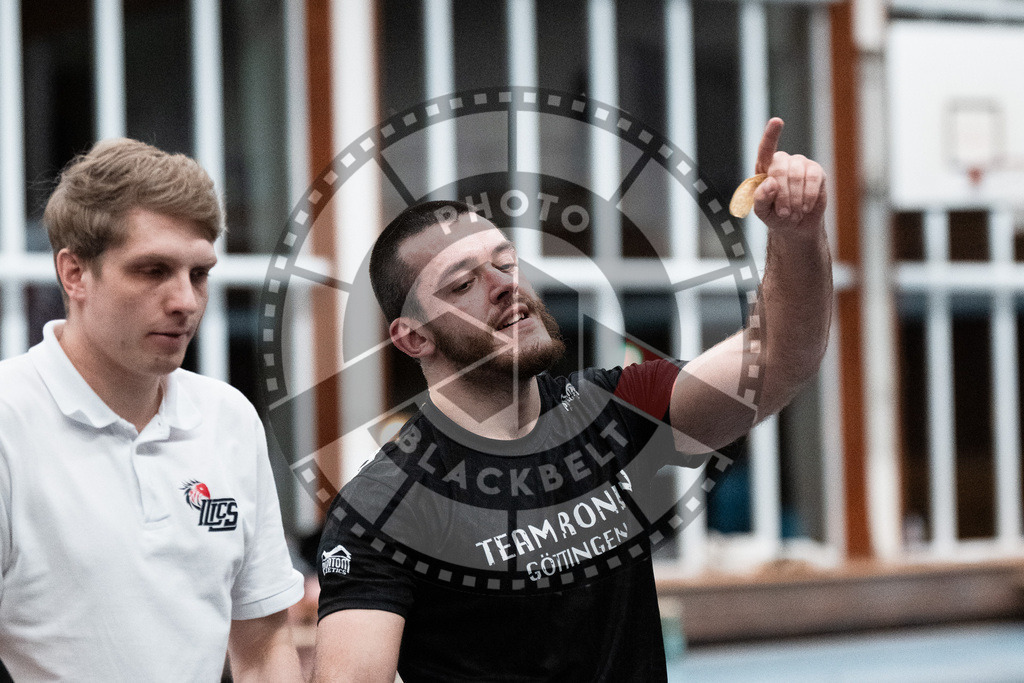 20251129PBB9191 | Fighters compete during the luta livre competition ILLCS XI winter edition on November 29, 2025 in Hannover, Germany.