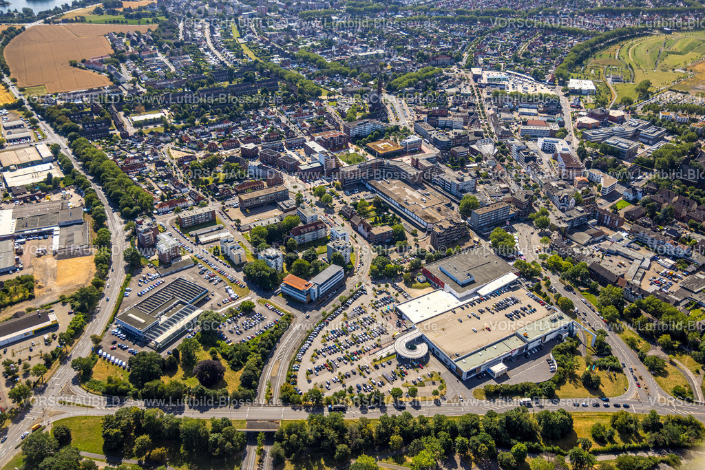Kamp-Lintfort230706971 | Luftbild, City, real Supermartkt, Kamperbruch, Kamp-Lintfort, Ruhrgebiet, Nordrhein-Westfalen, Deutschland
