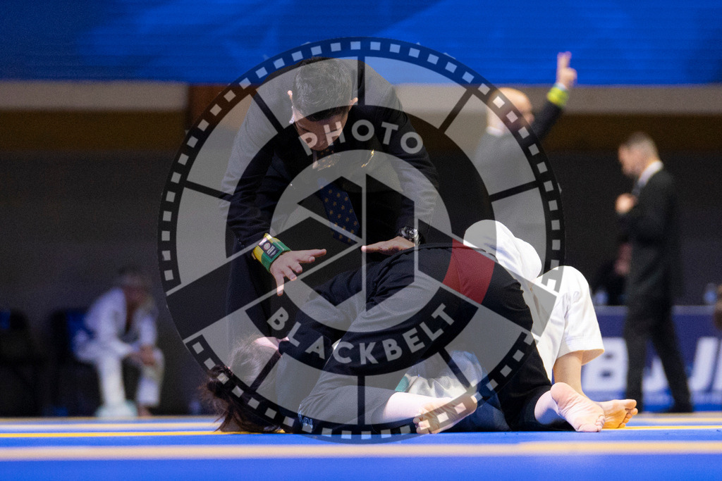 20240119PBB1482 | Fighters compete during the IBJJF European Championship in Paris, France, on January 19, 2024.