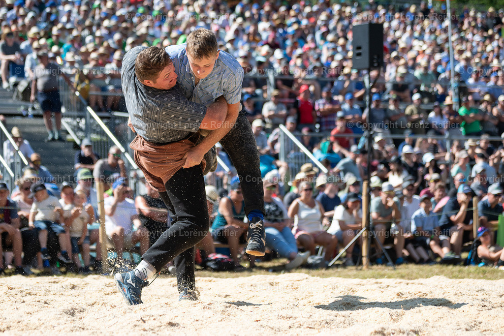Schwingen -  Schwarzseeschwinget 2025 | Schwarzsee, 22.6.25, Schwingen - Schwarzseeschwinget.