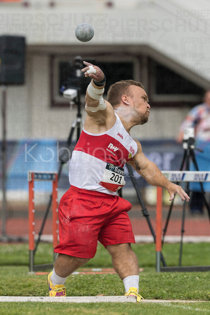 Para Heimspiel 7.0; Leverkusen, 18.07.2026 | LEVERKUSEN, GERMANY - JULY 18, 2026 : Niko Kappel (GER/VfB Stuttgart 1893) competing in the shot put during the Para Heimspiel 7.0 at Fritz Jacobi Sports Complex on July 18, 2026 in Leverkusen, Germany.