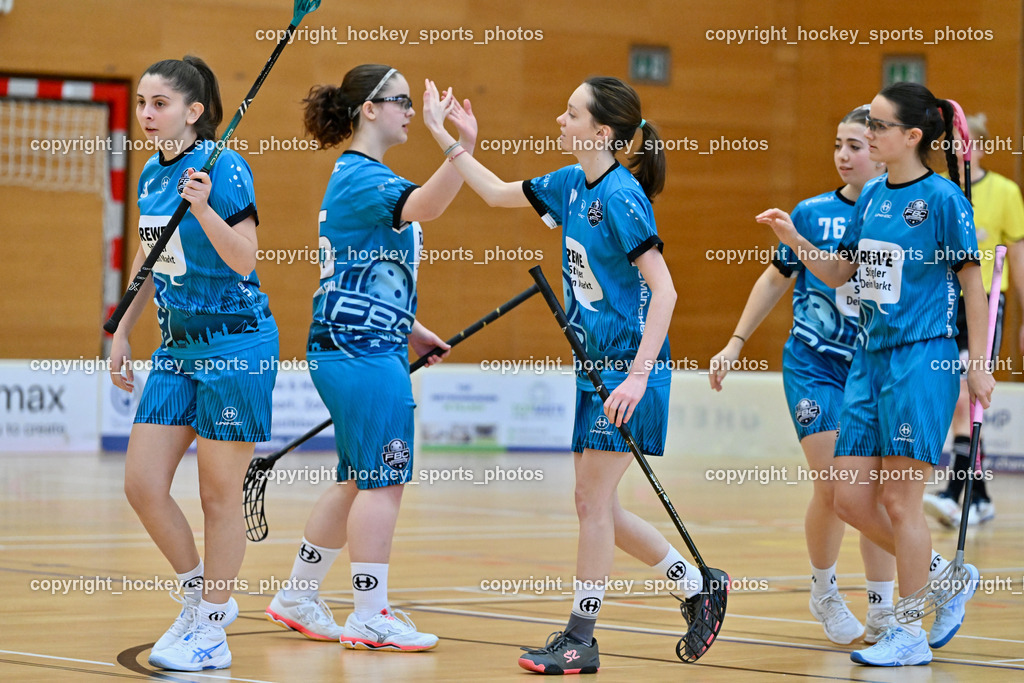 VSV Unihockey Damen vs. FCB München | Jubel FCB München, #88 Selay Aslan FCB München, VSV Unihockey Damen vs. FCB München, VSV Unihockey Damen vs. FCB München am 24.01.2026 in Villach (Ballspielhalle St. Martin), Austria, (Photo by Bernd Stefan)