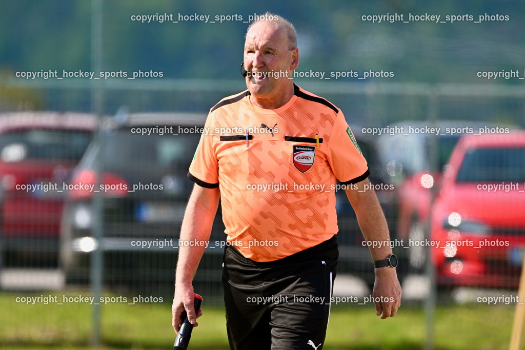 SC Landskron vs. FC Faakersee | Reinhold Theurl Referee, SC Landskron vs. FC Faakersee, SC Landskron vs. FC Faakersee am 27.04.2025 in Villach (Sportanlage Landskron), Austria, (Photo by Bernd Stefan)