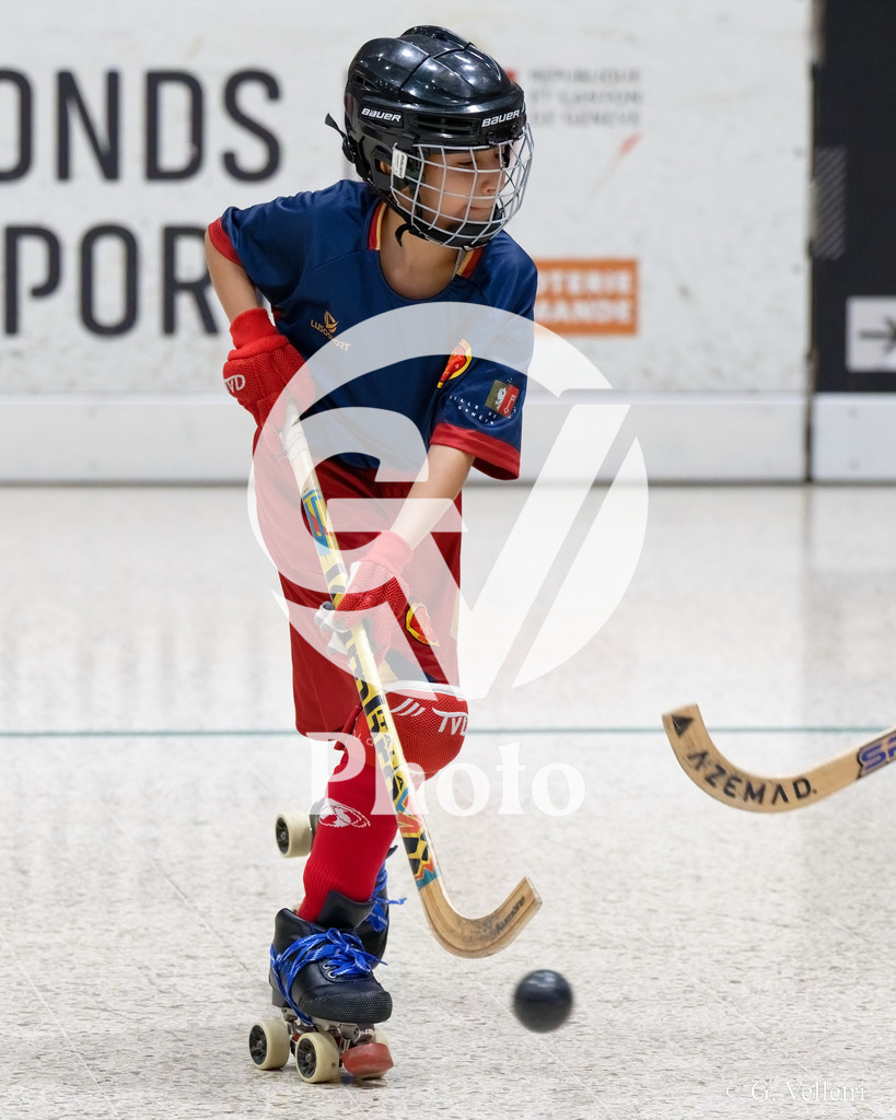 U13  - Geneve RHC v HC Munsingen W  |  during the U13  match between Geneve RHC and HC Munsingen W  at Centre sportif de la queue d'arve in Geneve, Switzerland