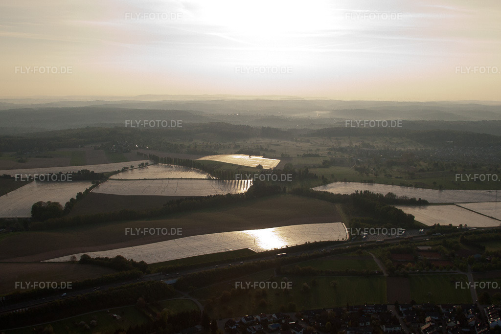 Luftbild: Thomashof im Ortsteil Hohenwettersbach in Karlsruhe im Bundesland Baden-Württemberg in Deutschland. Foto: IMG_26439.jpg vom 28.04.2010 durch Werner Riehm/FLY-FOTO.de
