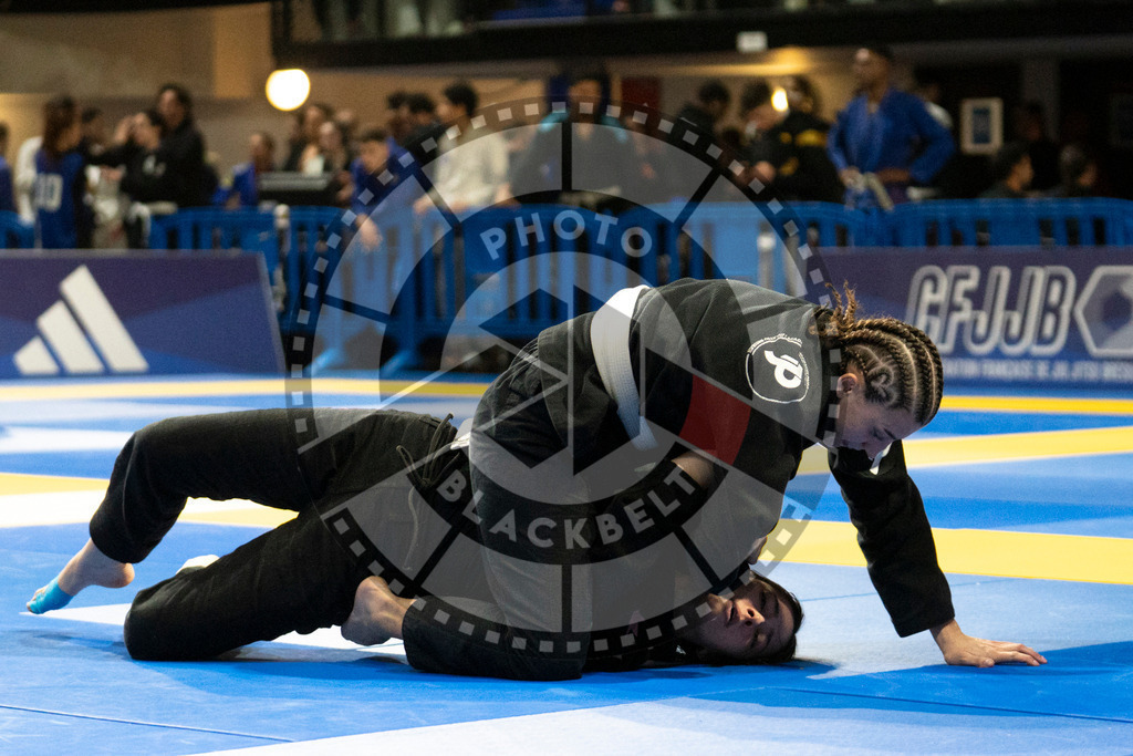 20240119PBB1281 | Fighters compete during the IBJJF European Championship in Paris, France, on January 19, 2024.